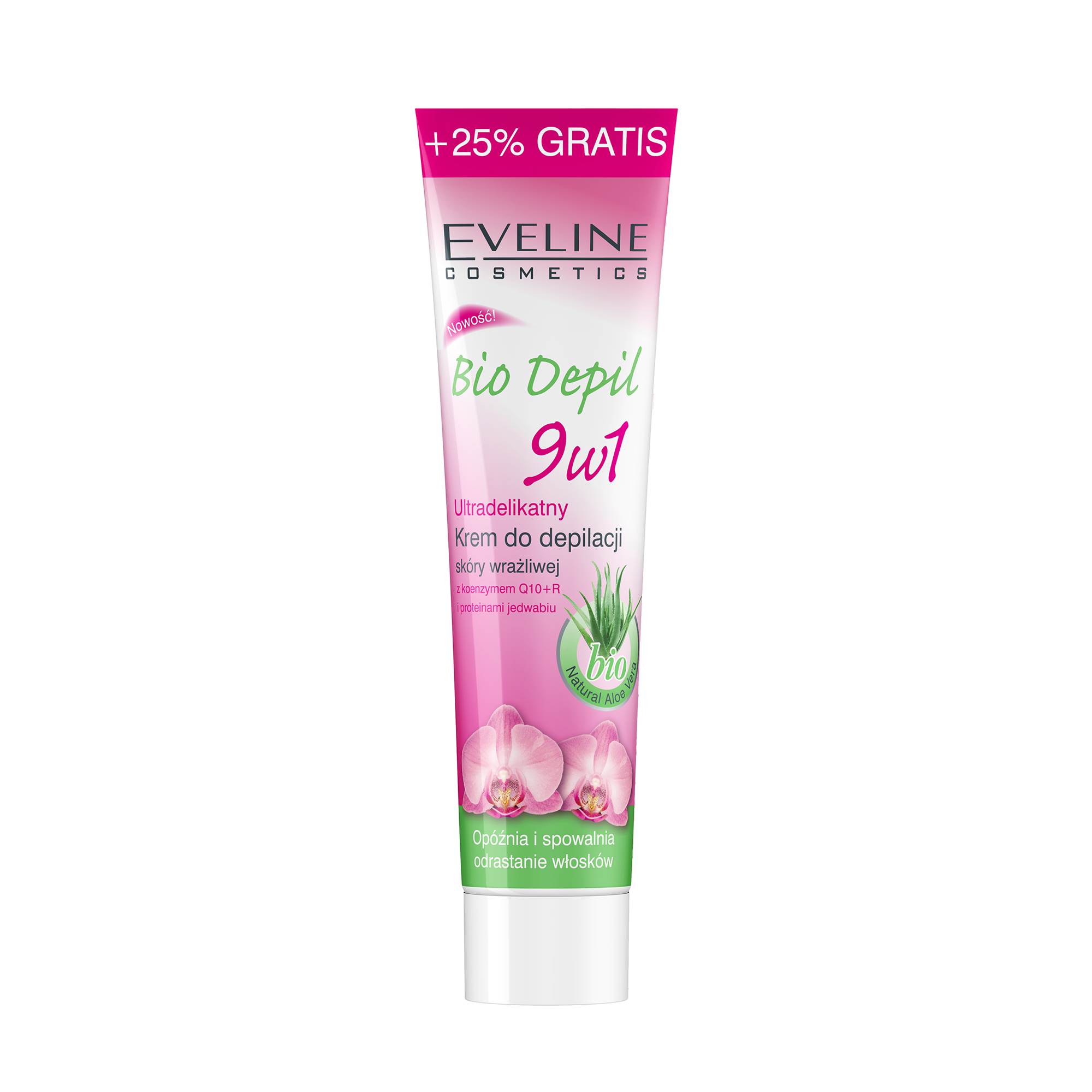 Ультраніжний крем для депіляції Eveline Cosmetics 9 в 1, для чутливої шкіри, 125 мл
